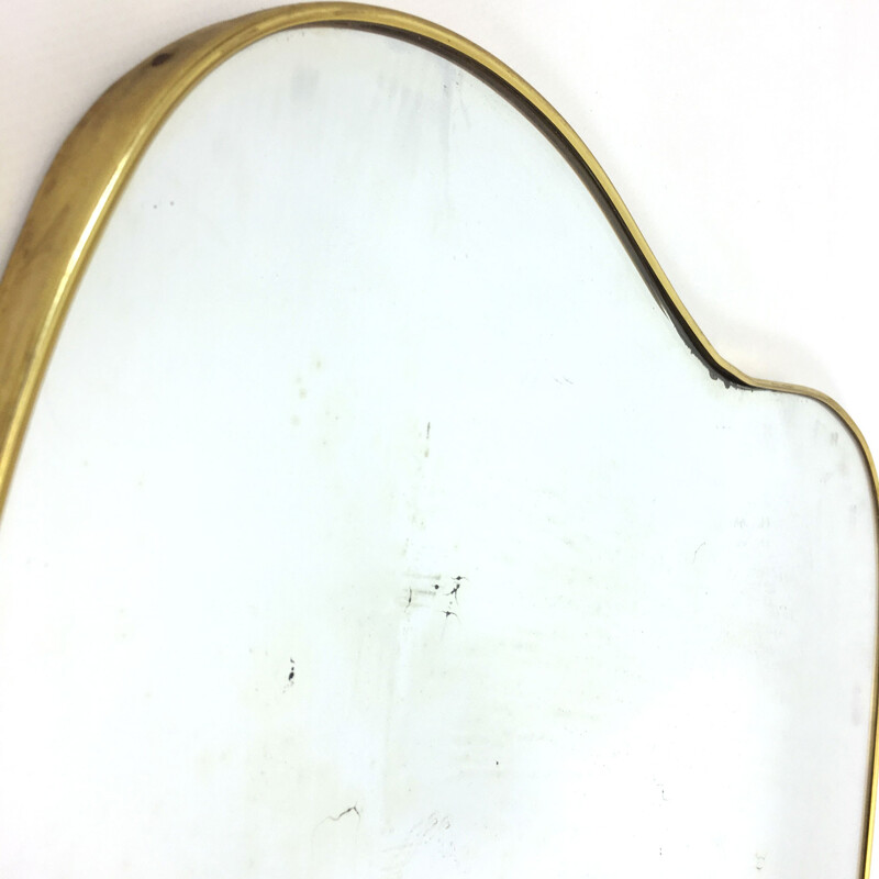 Mid-century Italian curved mirror - 1960s
