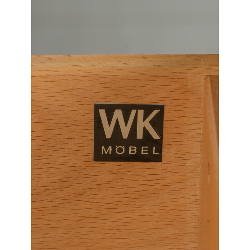 Vintage teak chest of drawers by Wk Möbel, Germany 1960s