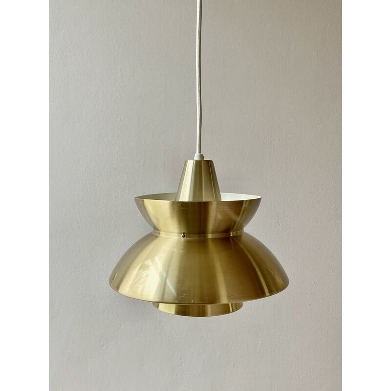 Vintage metal pendant lamp model Søværnspendel by Jørn Utzon for Nordisk Solar, Denmark