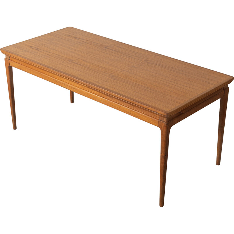 Vintage teak extendable coffee table, Denmark 1960s