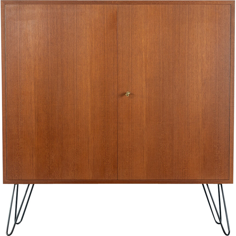 Vintage teak cabinet with two doors by Oldenburger Möbelwerkstätten, Germany 1960s