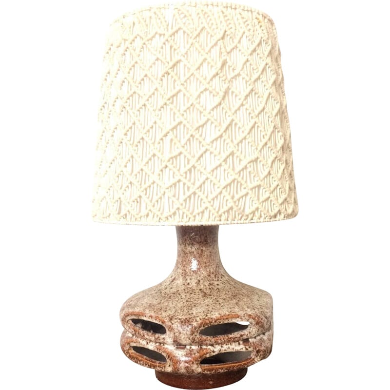 Lampe vintage en céramique, Allemagne de l'ouest 1970
