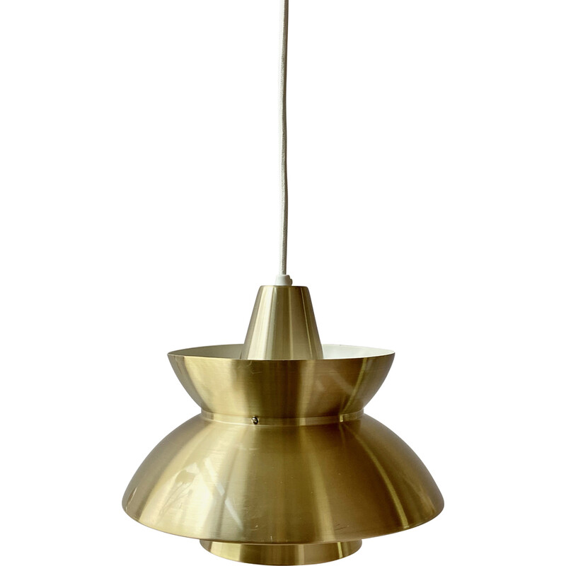 Vintage metal pendant lamp model Søværnspendel by Jørn Utzon for Nordisk Solar, Denmark