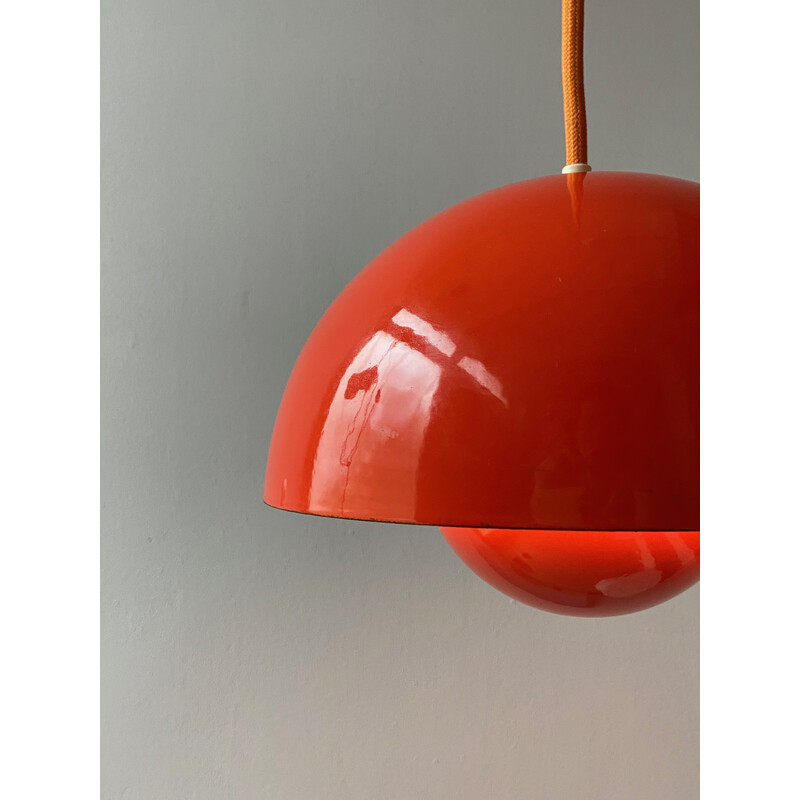 Vintage Flowerpot pendant lamp by Verner Panton for Louis Poulsen, Denmark 1968