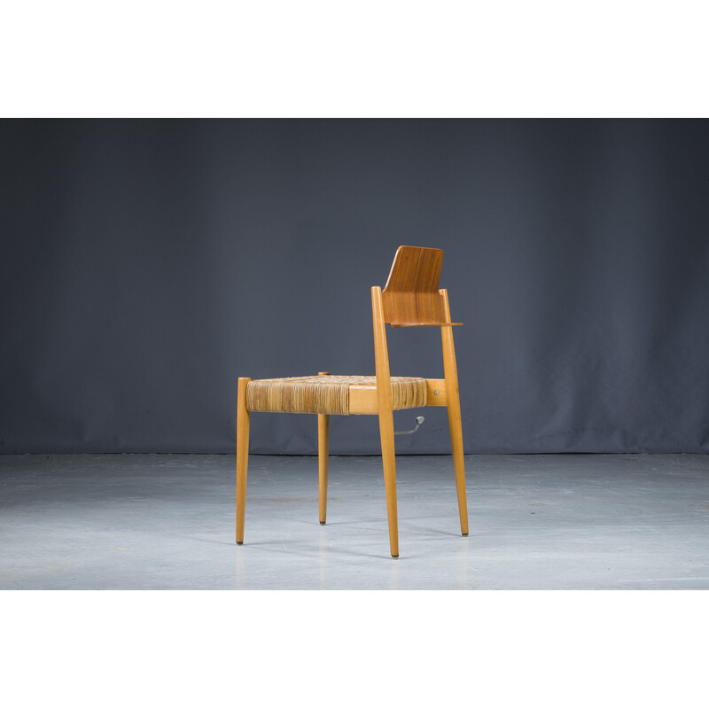 Silla vintage Bauhaus Se19 de Egon Eiermann para Wilde Spieth, 1950