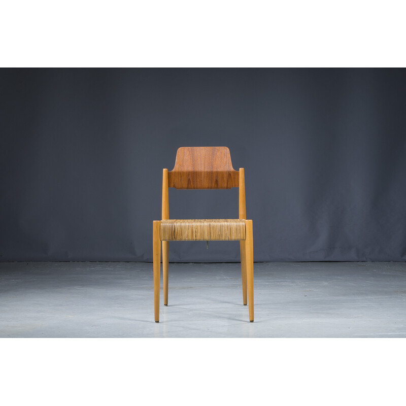 Vintage Bauhaus Se19 chair by Egon Eiermann for Wilde + Spieth, 1950s