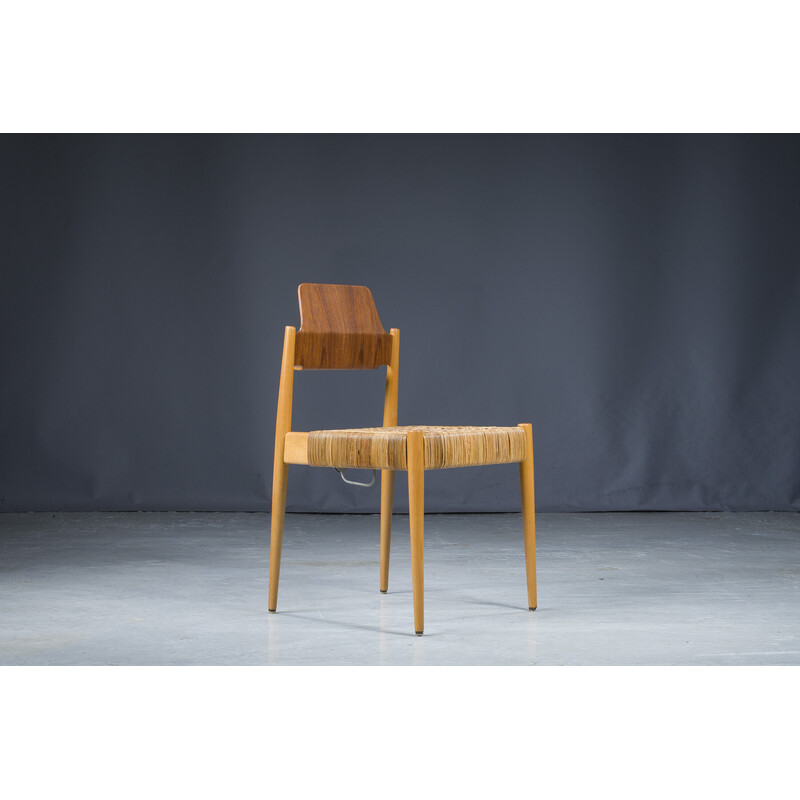 Vintage Bauhaus Se19 chair by Egon Eiermann for Wilde + Spieth, 1950s