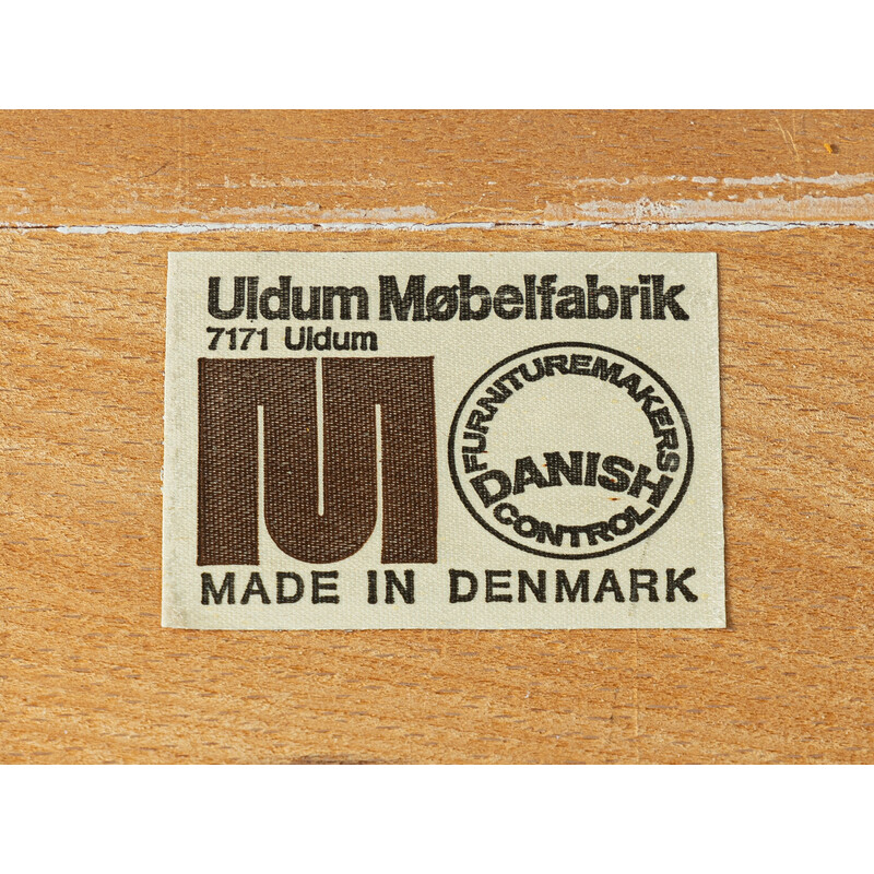 Juego de 4 sillas vintage de Johannes Andersen para Uldum Møbelfabrik, 1960