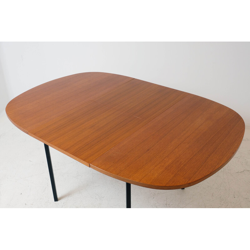 Vintage teakhouten aanbouwtafel van Arp, 1950