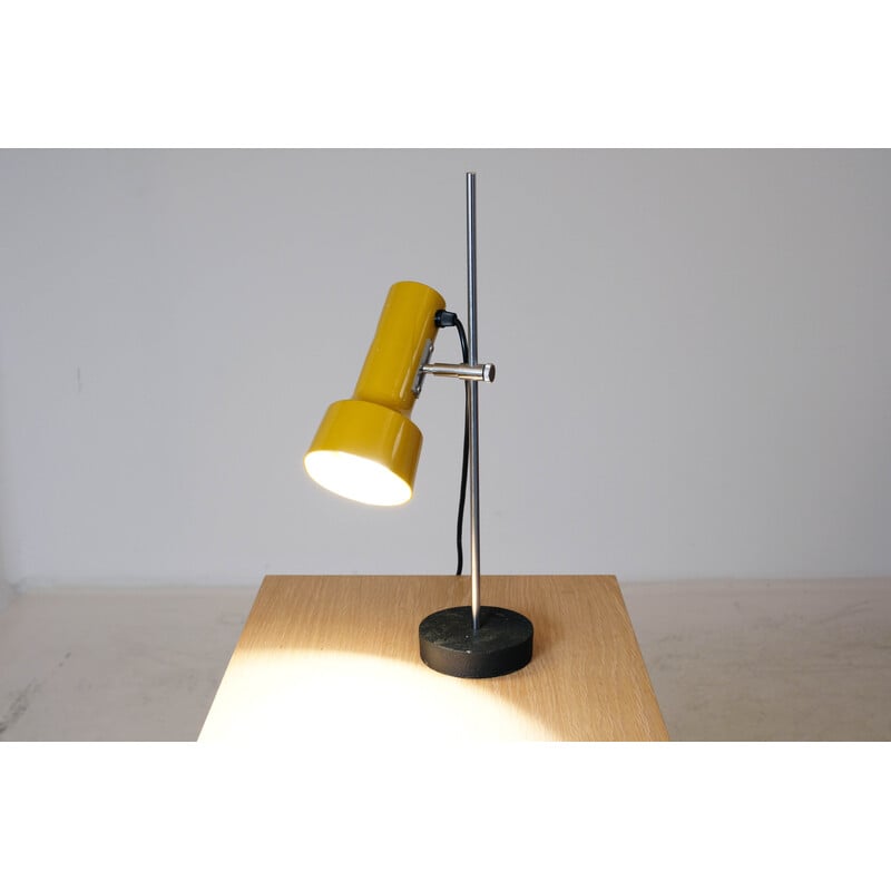 Lampe vintage jaune, 1960