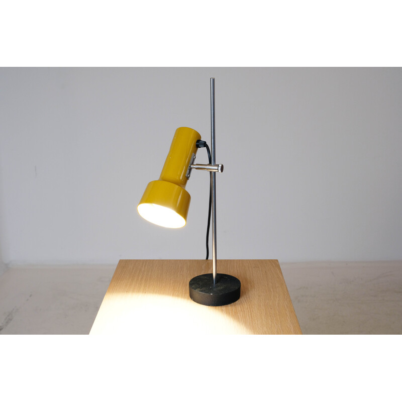 Vintage yellow lamp, 1960
