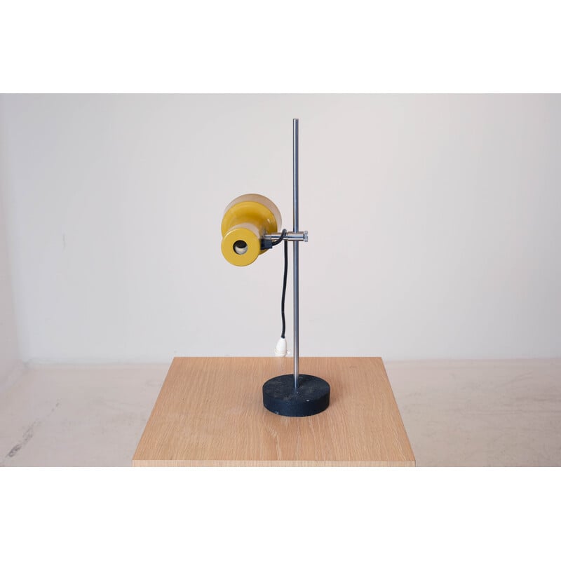 Lampe vintage jaune, 1960