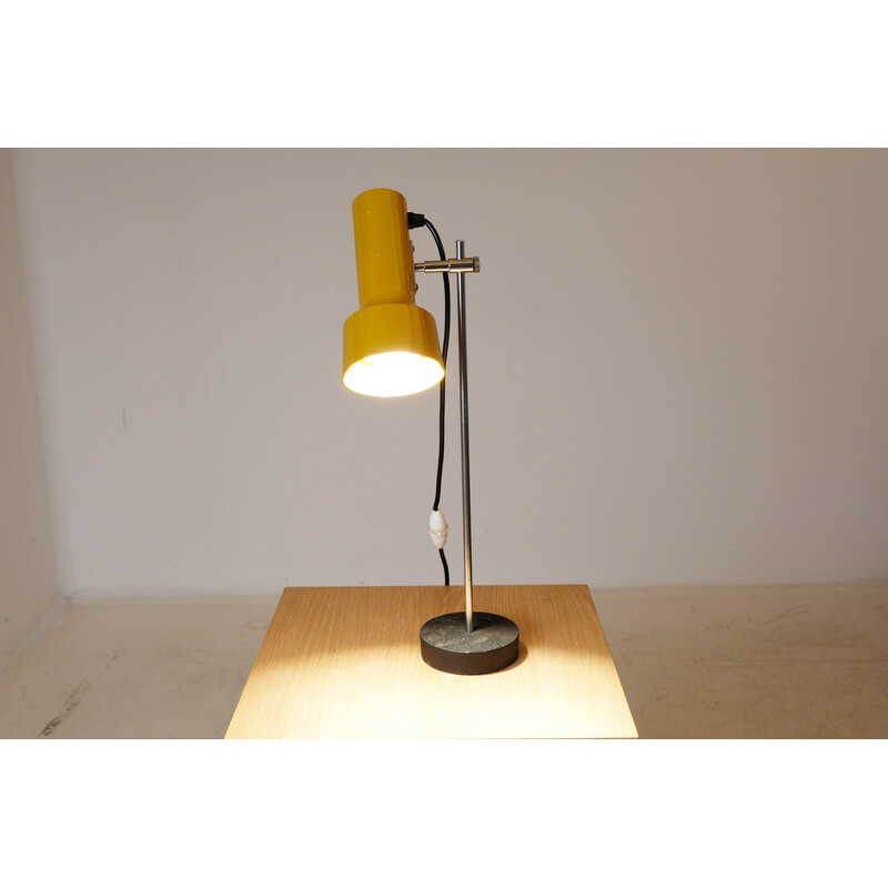 Gelbe Vintage-Lampe, 1960