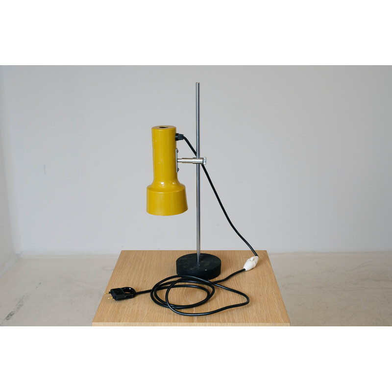 Lampe vintage jaune, 1960