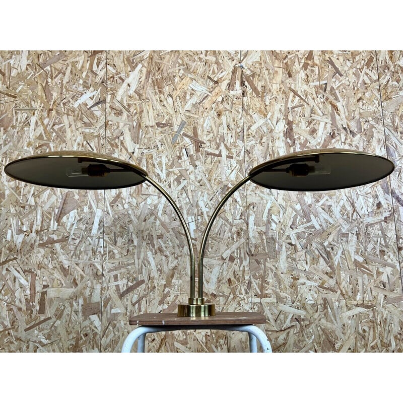 Vintage messing "Duan" hanglamp van Florian Schulz, 1960-1970