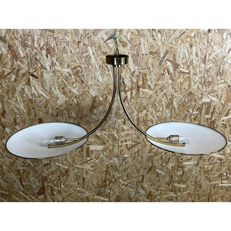 Vintage brass "Duan" pendant lamp by Florian Schulz, 1960-1970s