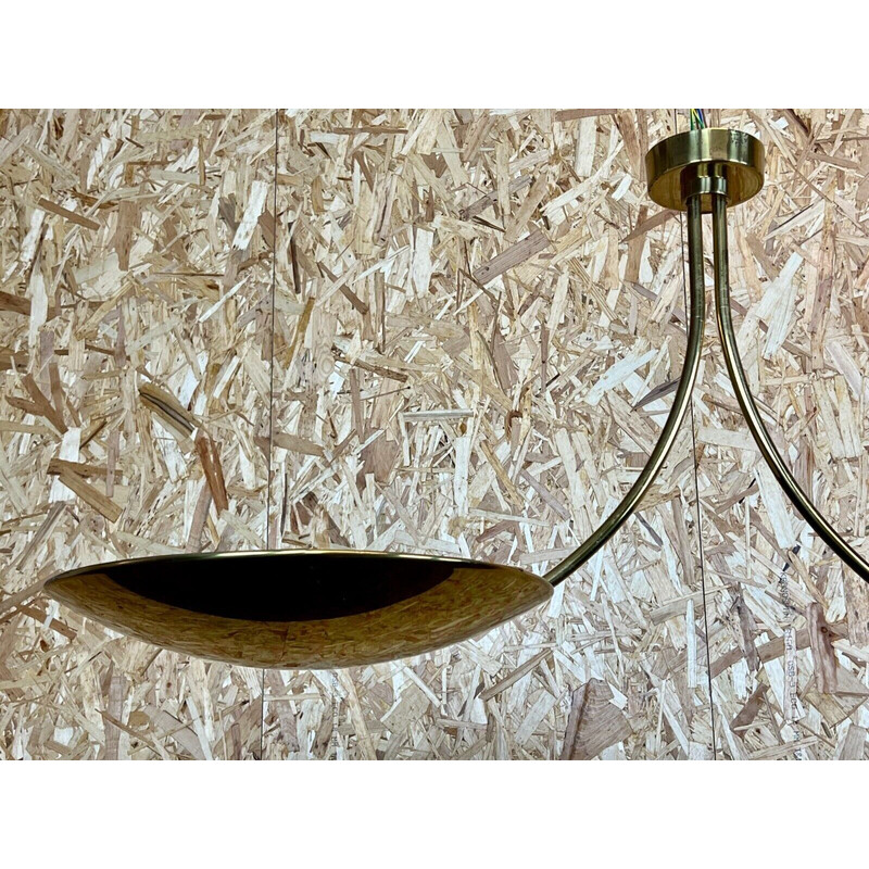 Vintage brass "Duan" pendant lamp by Florian Schulz, 1960-1970s