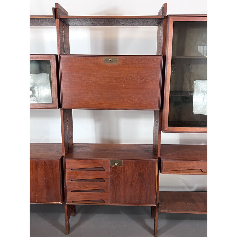 Mid-century modular bookcase by Edmondo Palutari for Dassi, Italy 1950s