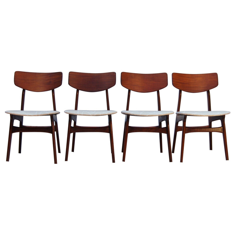 Set of 4 dutch dining chairs - 1950s