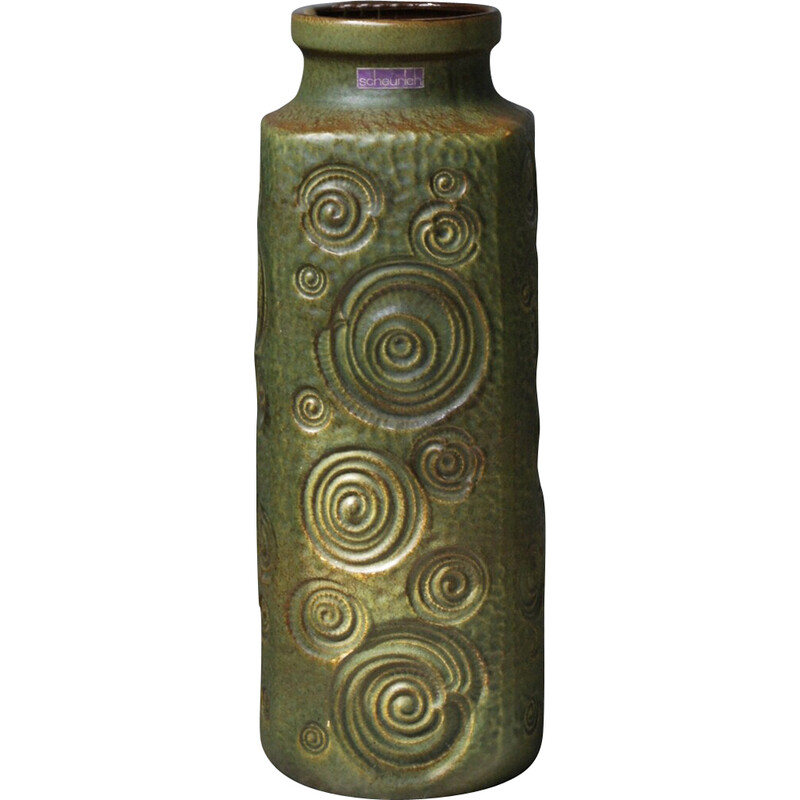 Vaso de cerâmica Vintage de Scheurich, Alemanha 1950-1960