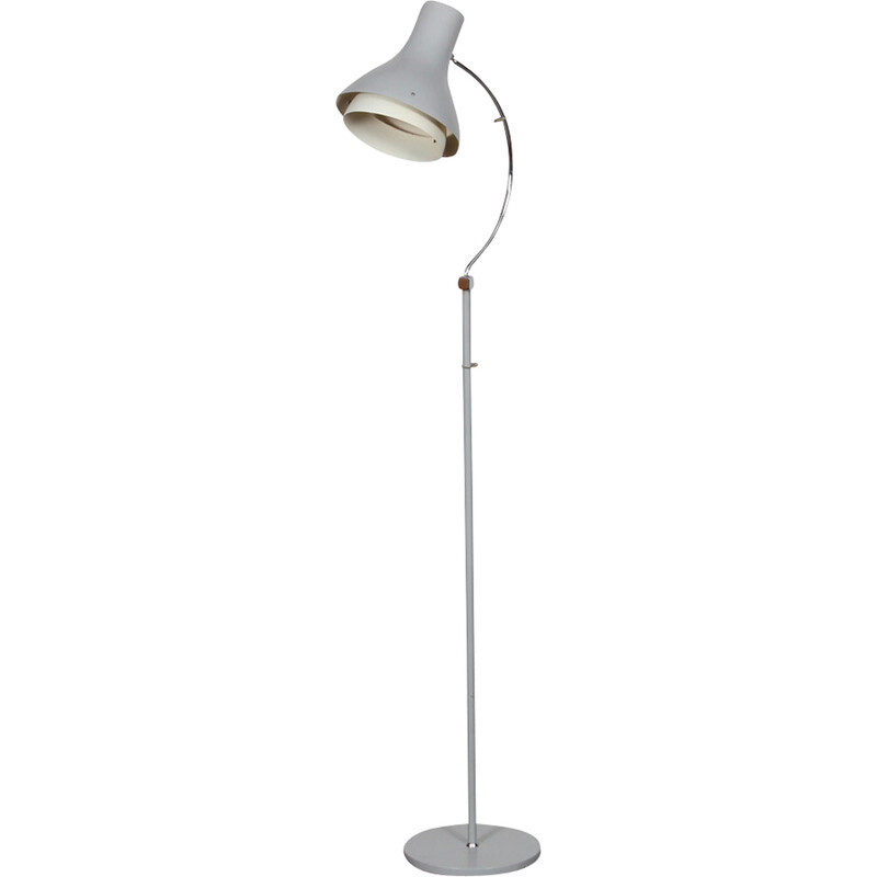 Vintage metalen vloerlamp van Josef Hurka voor Napako, 1960