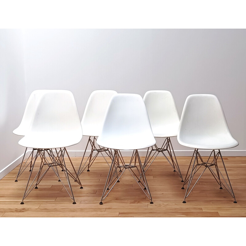 Silla vintage Dsr de Charles y Ray Eames para Vitra