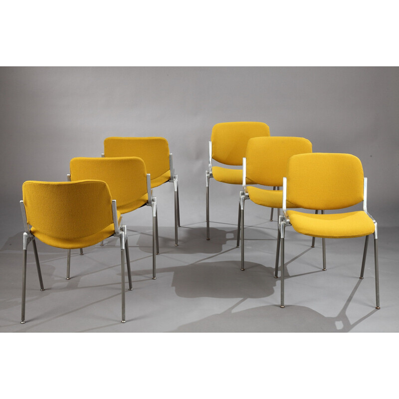 Castelli "DSC 106" 6 chairs, Giancarlo PIRETTI - 1970s