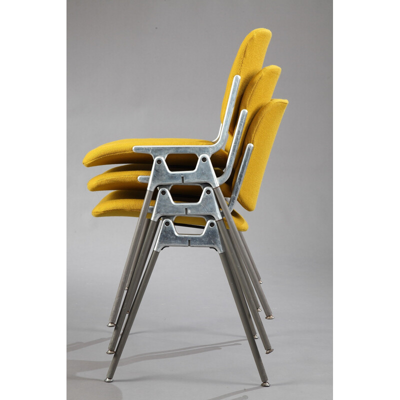 Suite de 6 chaises "DSC 106" Castelli, Giancarlo PIRETTI - 1970