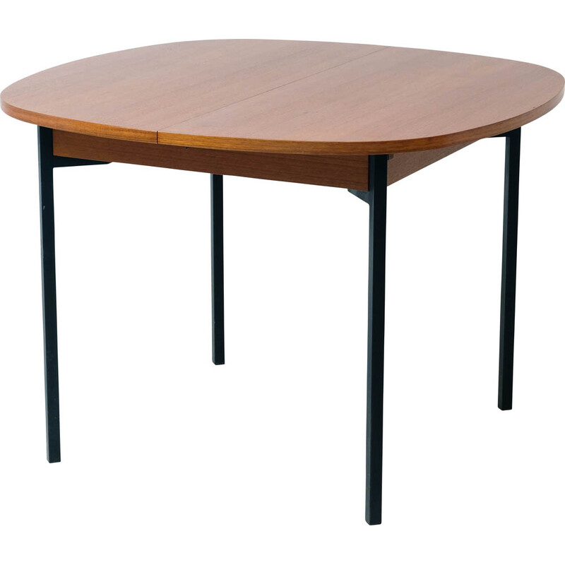 Vintage teakhouten aanbouwtafel van Arp, 1950