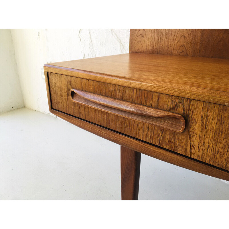 Danish vintage teak head bed by Hans Wegner for Getama, 1960s