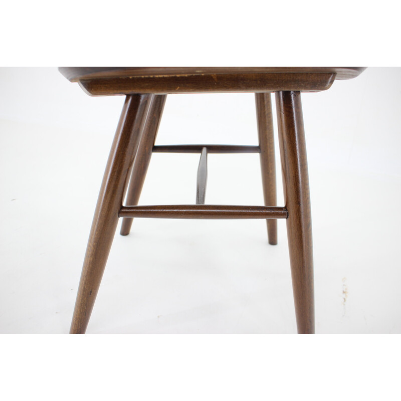 Vintage beechwood dining chair, Czechoslovakia 1970s