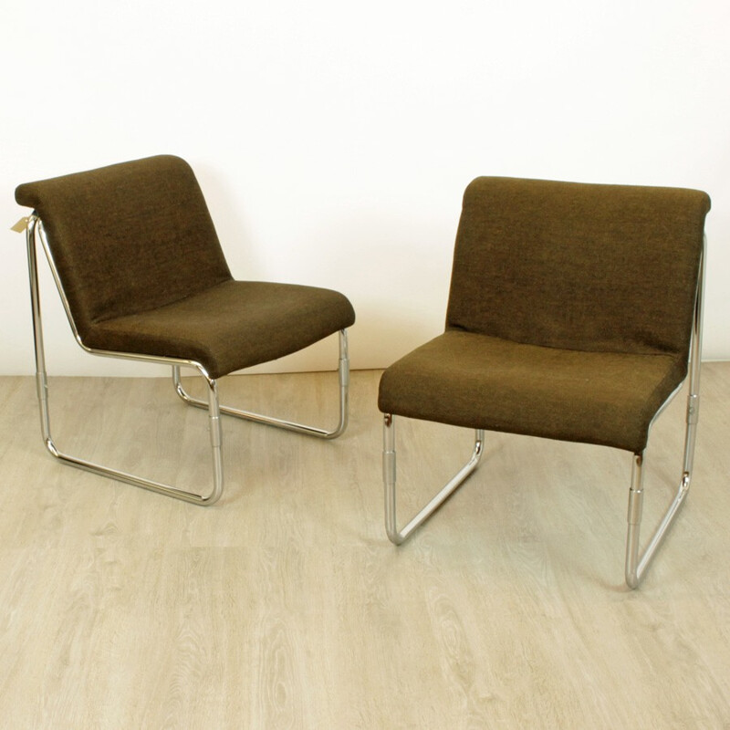 Miljö Expo set of 2 swedish easy chairs - 1980s