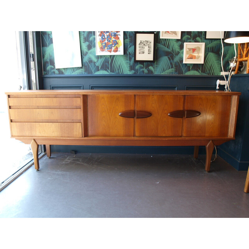 Sideboard in teak and rosewood - 1960s