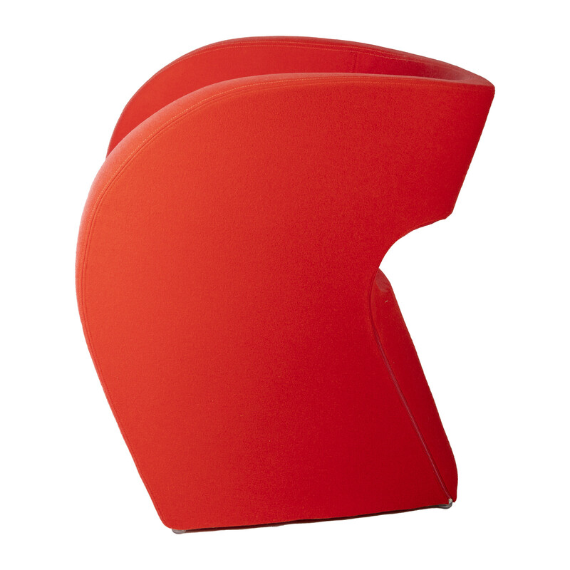 Vintage red Little Albert armchair by Ron Arad for Moroso