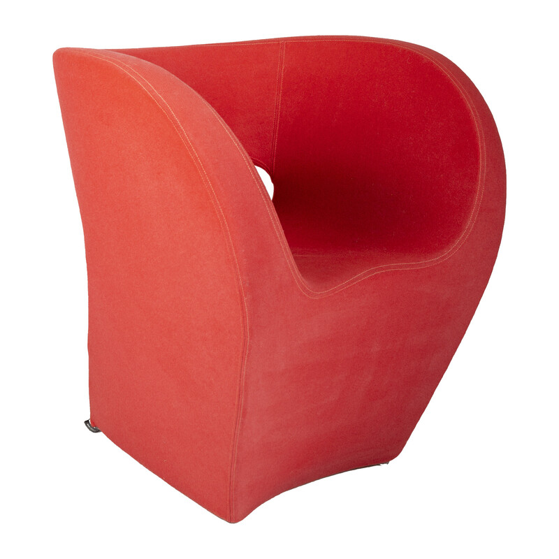 Fauteuil vintage Little Albert rouge de Ron Arad pour Moroso