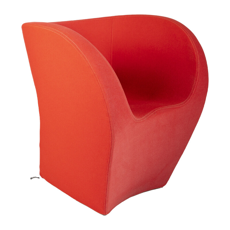 Little Albert vintage fauteuil in rood van Ron Arad voor Moroso