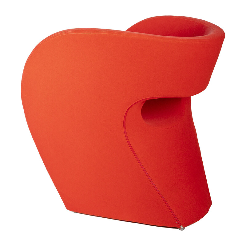 Little Albert vintage fauteuil in rood van Ron Arad voor Moroso