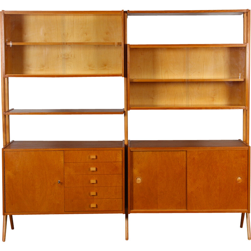 Vintage wall unit by Frantisek Jirak for Tatra Nabytok, 1960