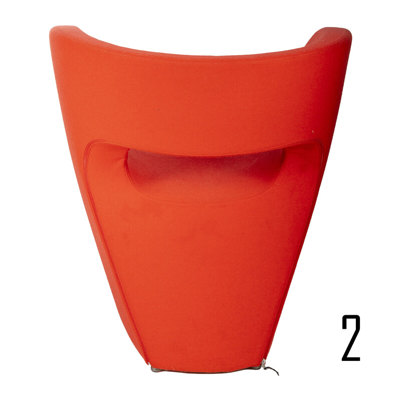 Vintage red Little Albert armchair by Ron Arad for Moroso