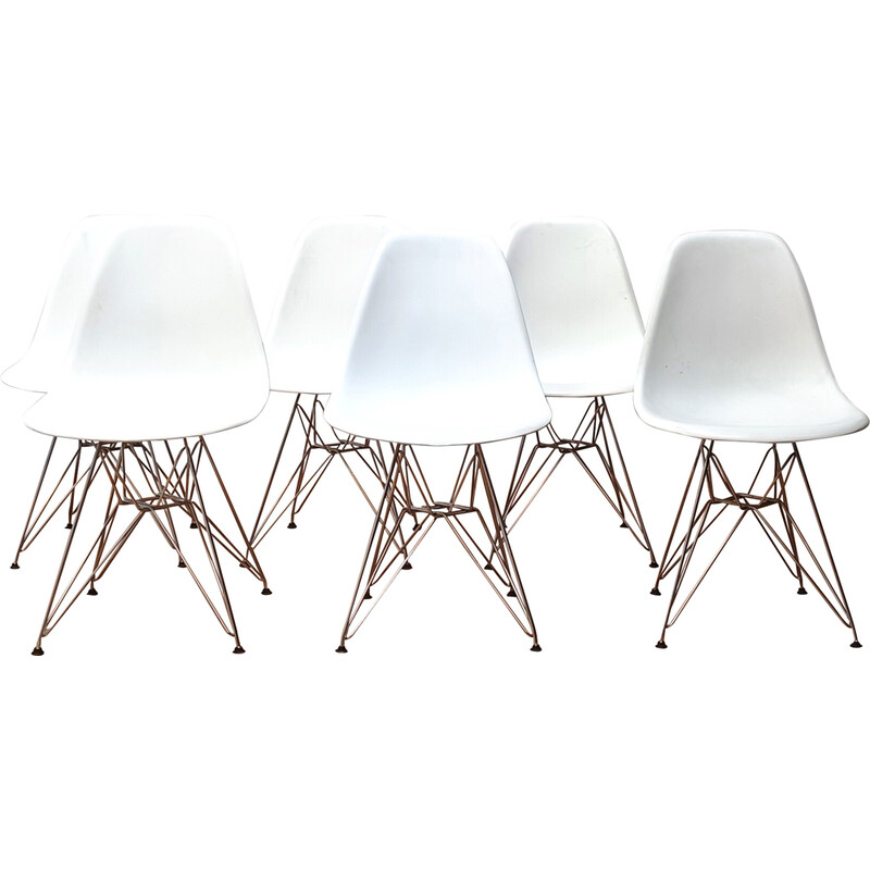 Sedia vintage Dsr di Charles e Ray Eames per Vitra