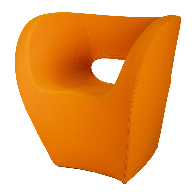 Fauteuil vintage orange Little Albert de Ron Arad pour Moroso