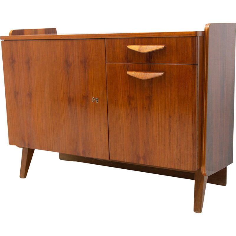 Mueble de TV de mediados de siglo de František Jirák para Tatra Furniture, Checoslovaquia años 60