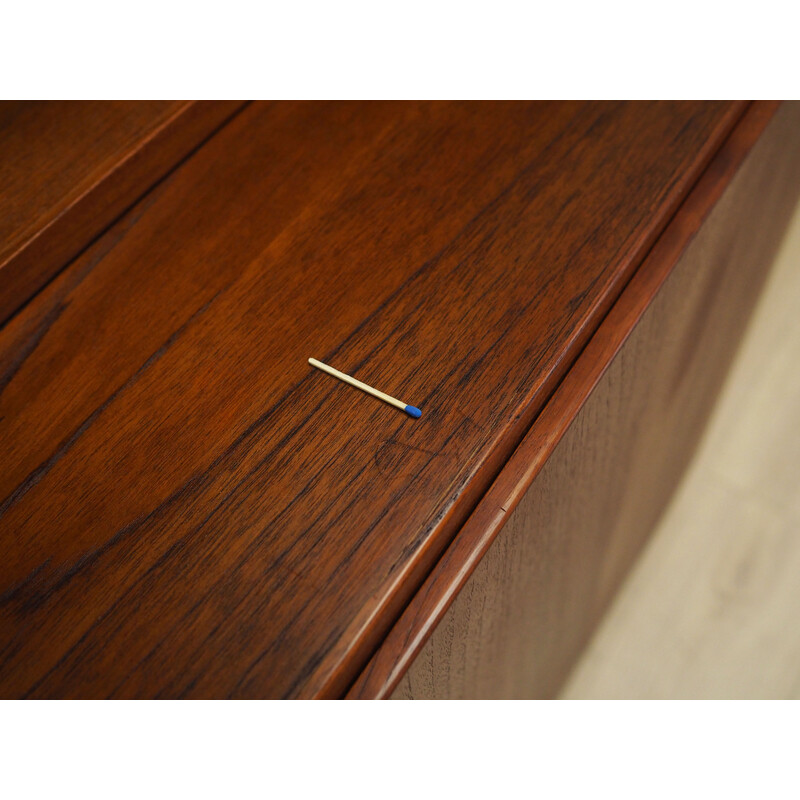 Teak vintage Danish bookcase by Børge Mogensen, 1960s