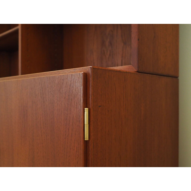 Teak vintage Danish bookcase by Børge Mogensen, 1960s