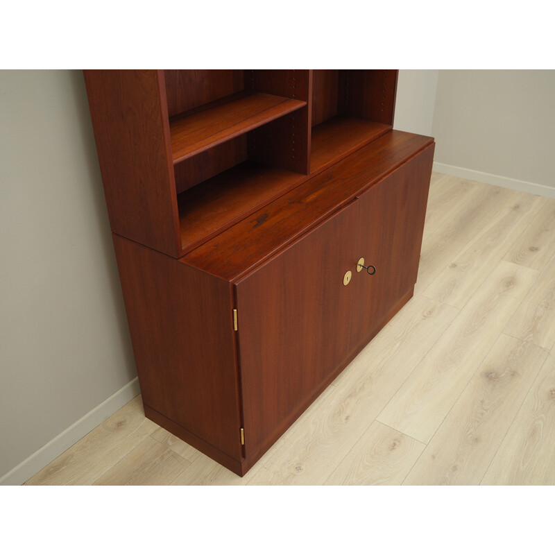 Teak vintage Danish bookcase by Børge Mogensen, 1960s