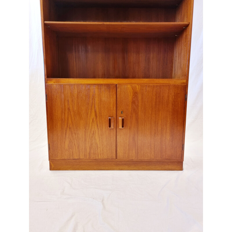 Pair of teak vintage bookcases by Børge Mogensen for Søborg Møbler, 1960s