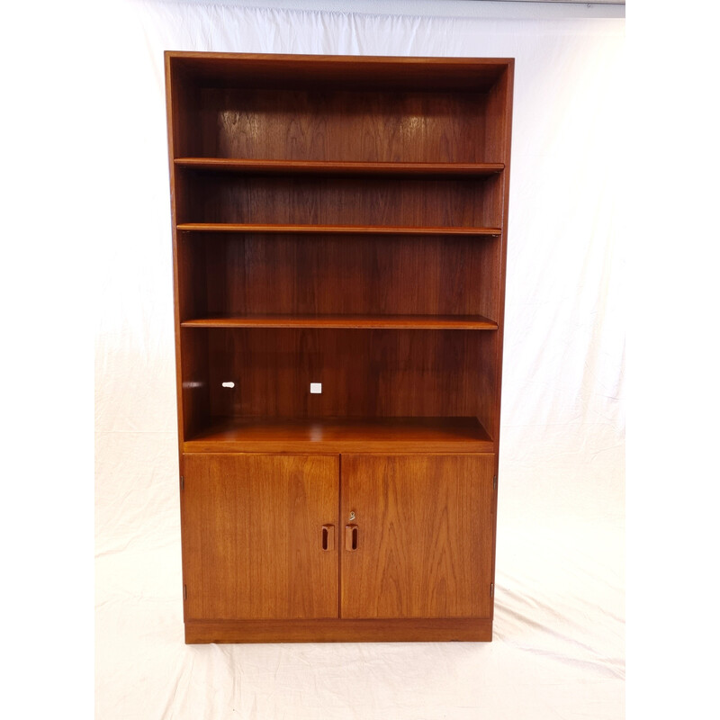 Pair of teak vintage bookcases by Børge Mogensen for Søborg Møbler, 1960s