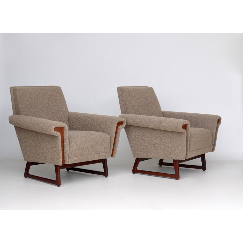 Pair of mid-century Dutch armchairs