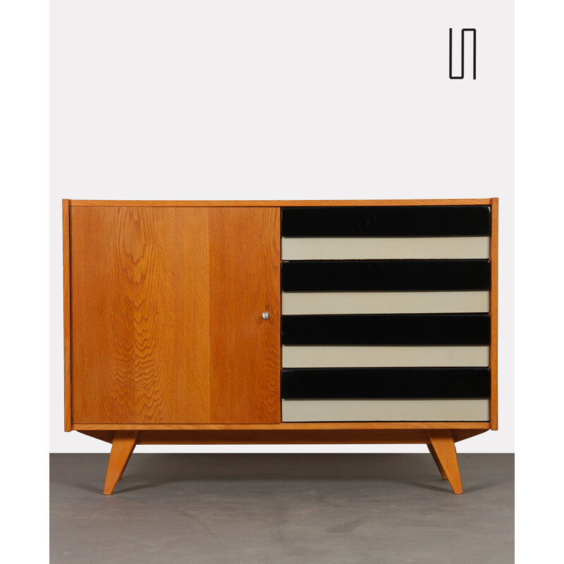 Vintage chest of drawers model U458 by Jiri Jiroutek for Interier Praha, Czech Republic 1960