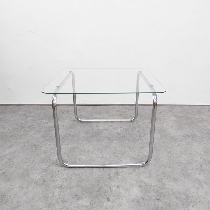 Mid century tubular steel coffee table by Kovona, Czechoslovakia 1950s